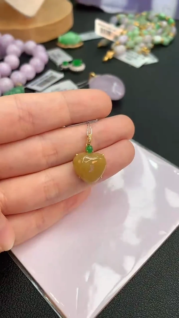 【闪购商品】翡翠戒指18K金镶嵌赠礼盒证书  敏