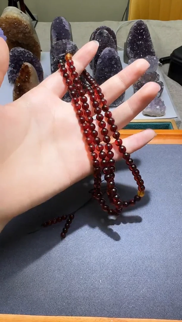 琥珀颈饰未镶嵌多样性发一066