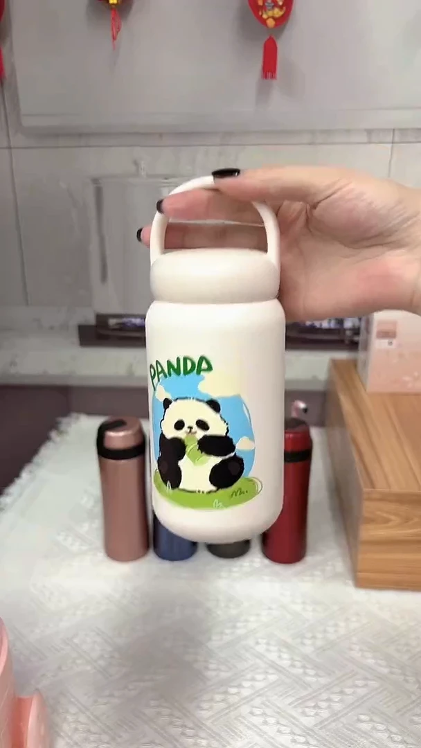 316L不锈钢316不锈钢攸乐熊猫保温杯420ML 109528