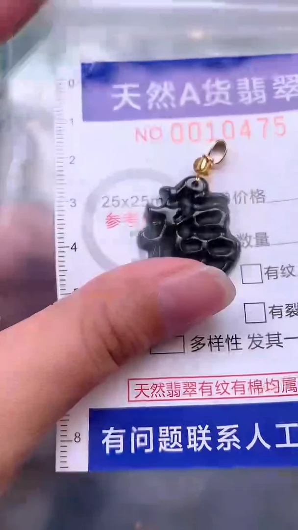 翡翠未镶嵌吊坠(不含链)1