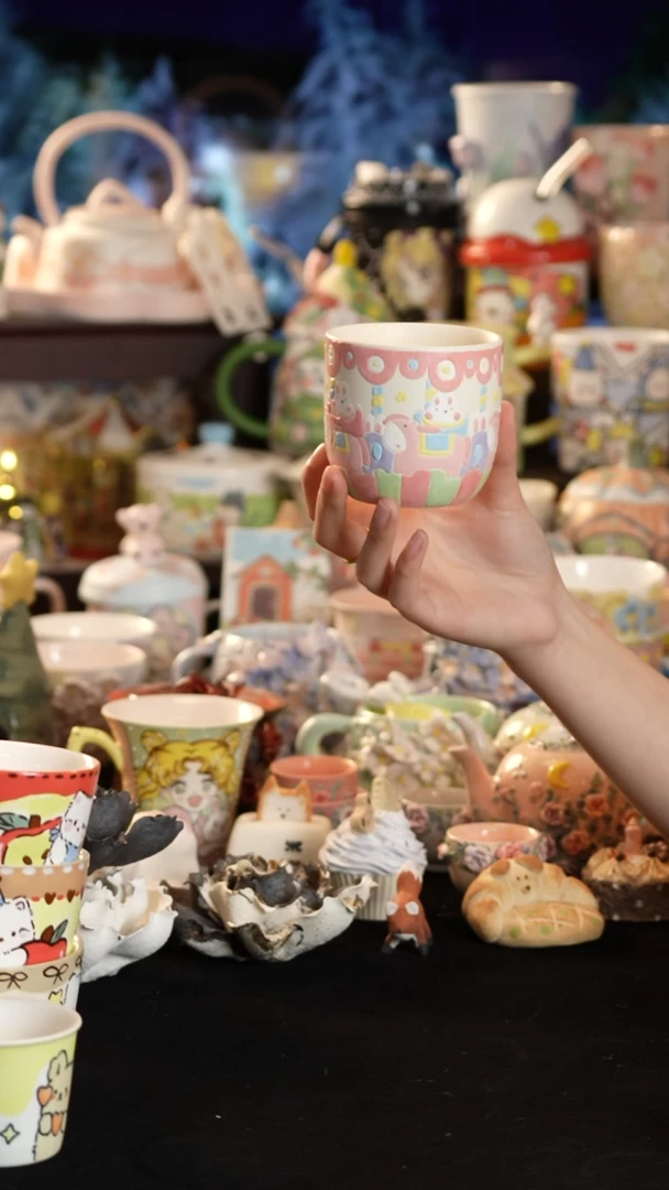 其他陶景德镇釉下彩手绘设计师款陶瓷