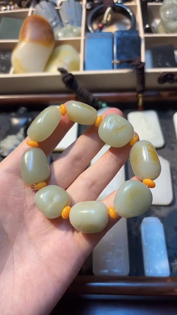 未镶嵌手串和田玉34