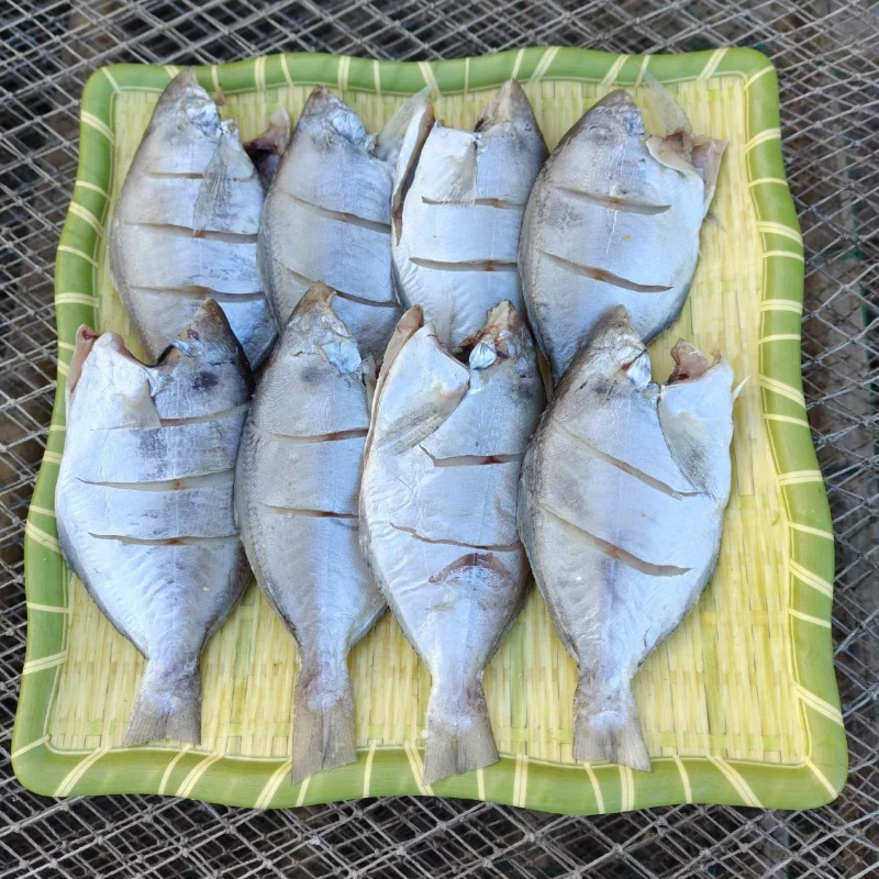 松门白肉鲳鱼干新鲜美味自晒半干特产温岭海鲜干货下饭下酒神器