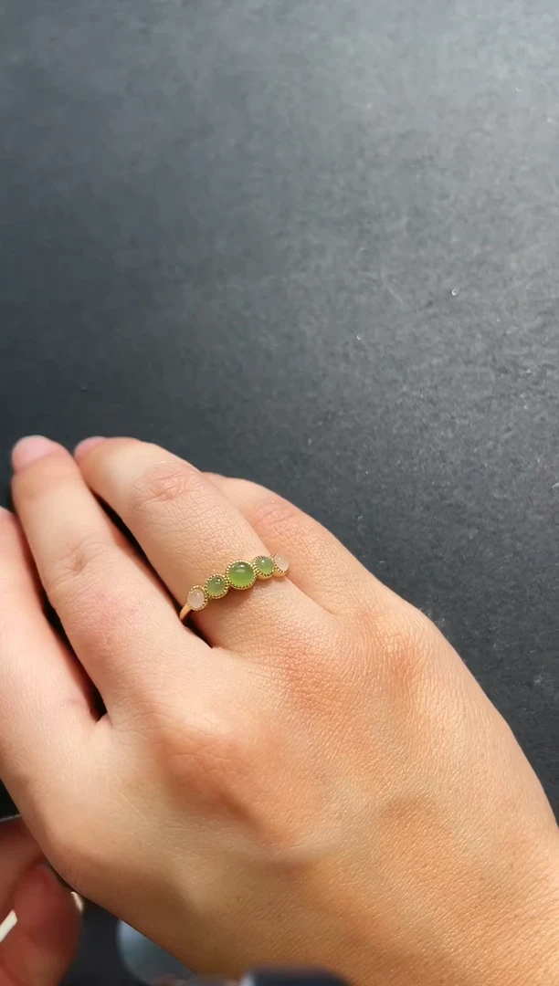 【闪购商品】和田玉戒指银S925镶嵌支持48小时鉴赏