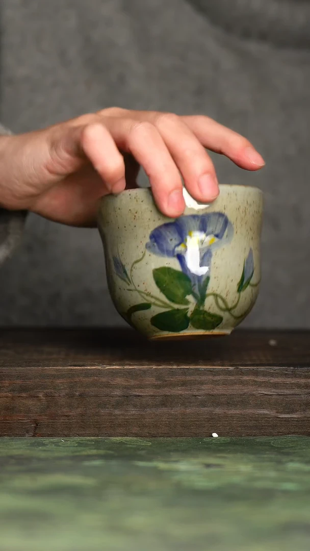 【闪购商品】杯青诗手工手绘瓷器