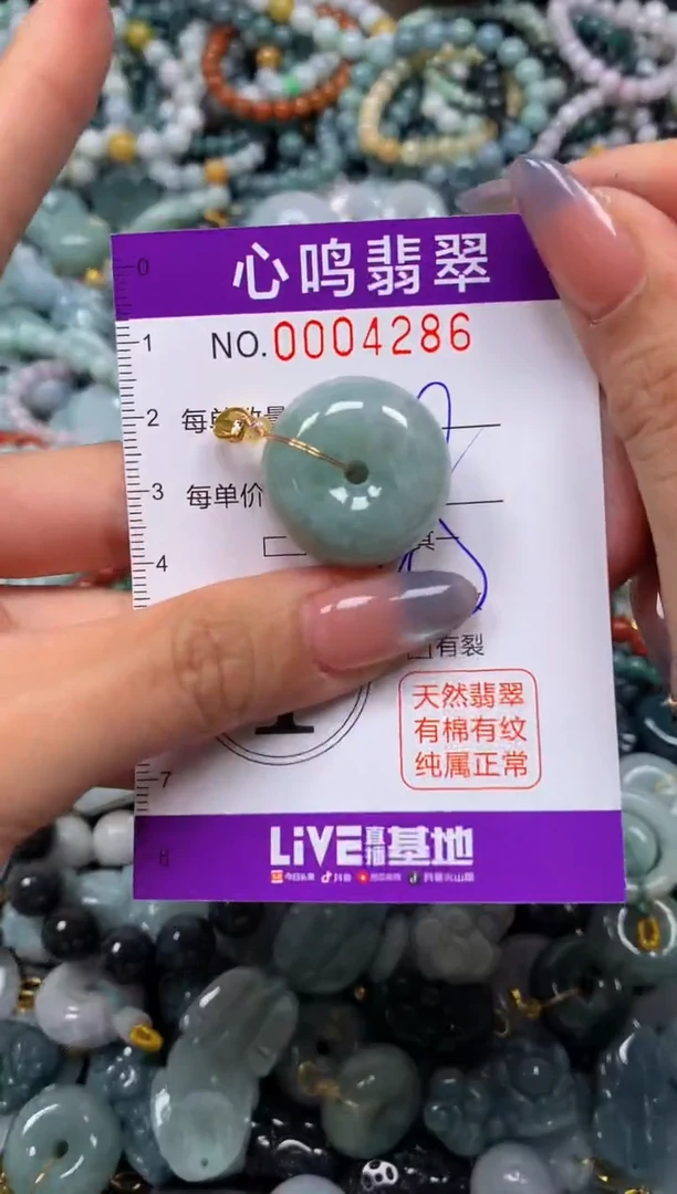 颈饰未镶嵌翡翠闪购004286