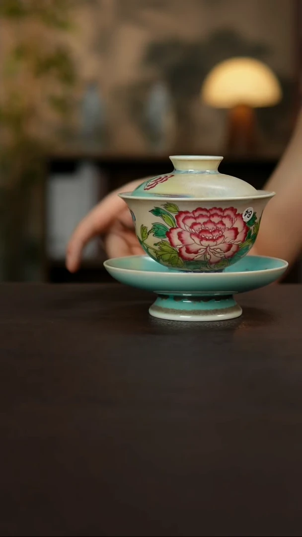 景德镇陶瓷杯碗柴烧多人