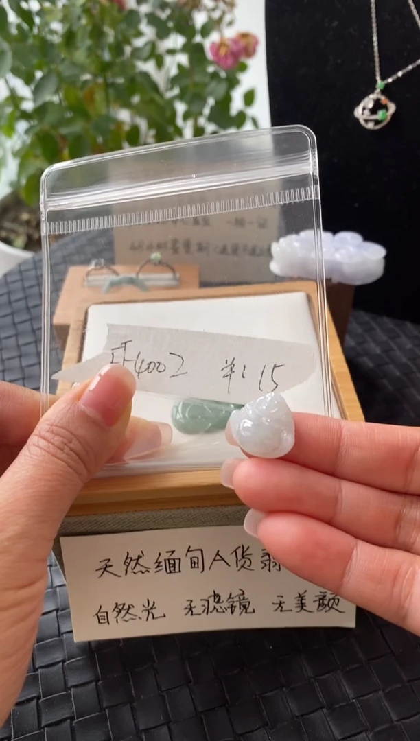 吊坠(不含链)未镶嵌翡翠F4002