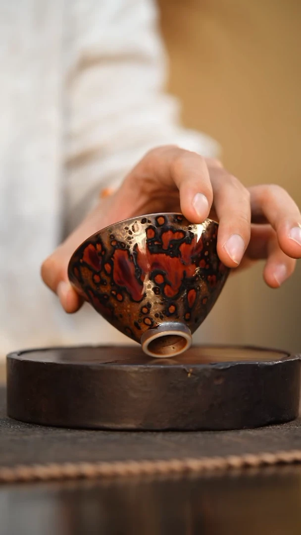 94柴房陶瓷柴烧主人杯