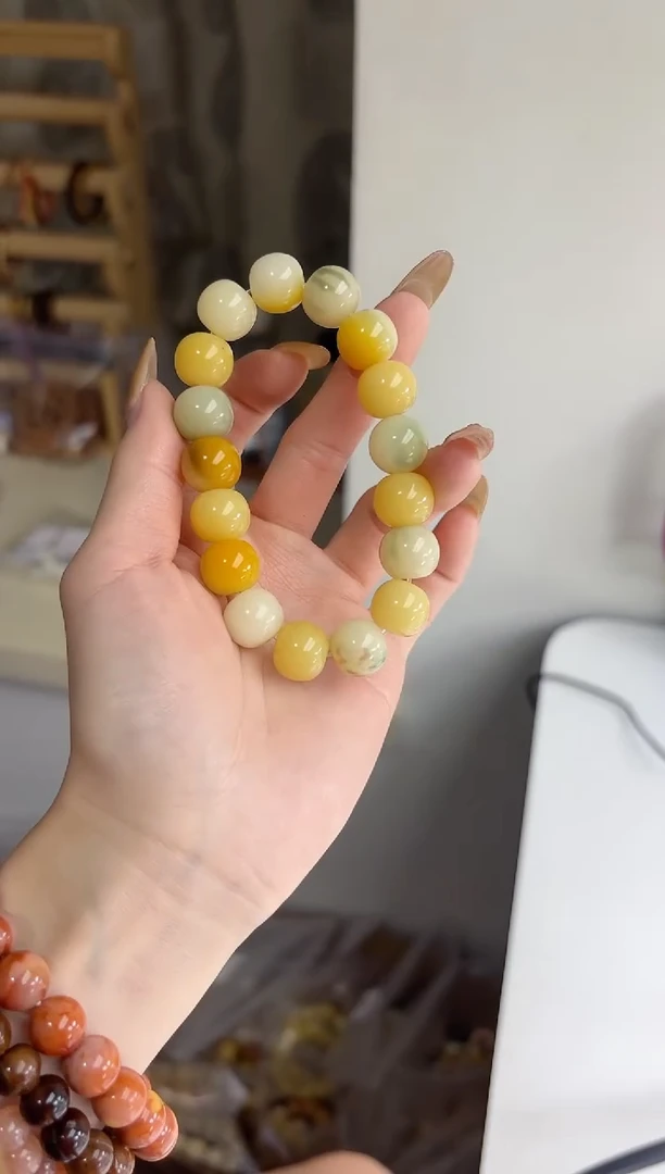 手串菩提根/象牙果mut89紫美人玉化苹果12*13mm手串