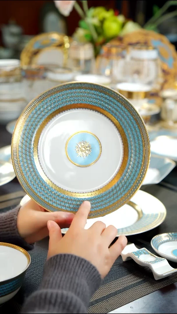 瓷片8英寸平盘   1个