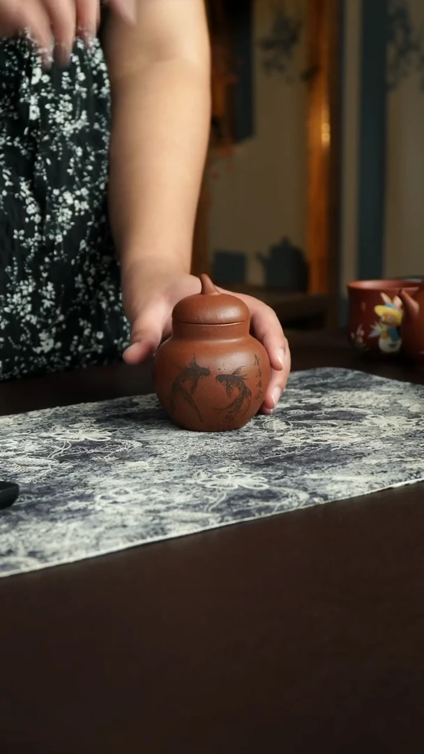 茶杯紫砂38号宜兴紫砂原矿作品50克