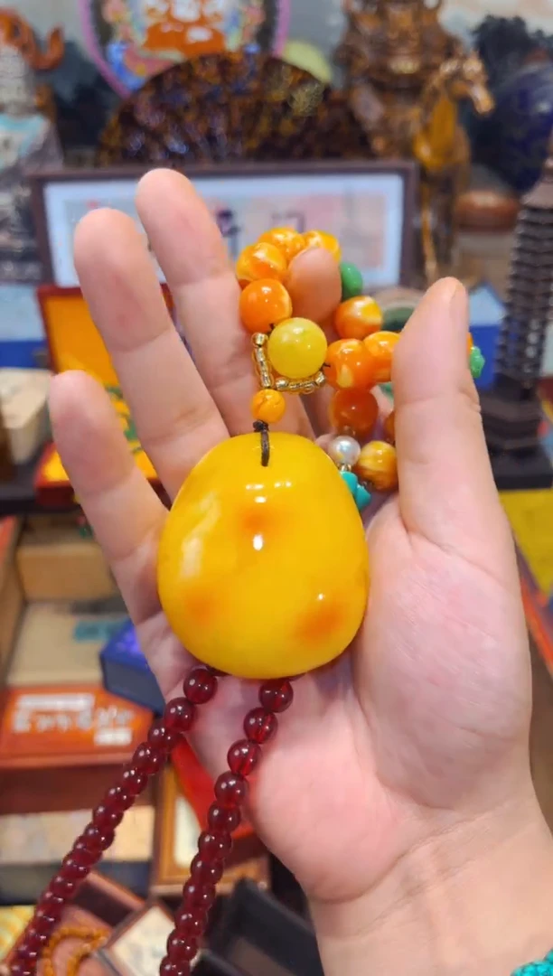 未镶嵌蜜蜡裸石B老七专属高端精品85