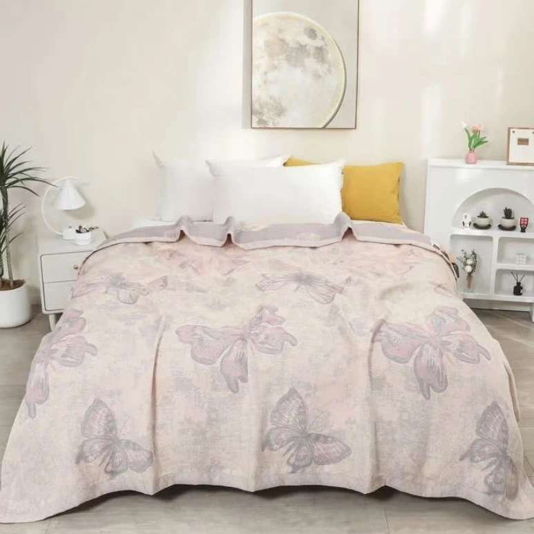 惜相蝶200*230cm加厚舒适床盖