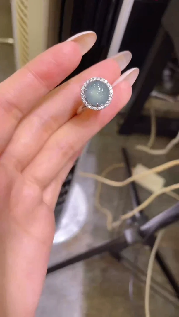 吊坠(不含链)银S925镶嵌翡翠翡翠