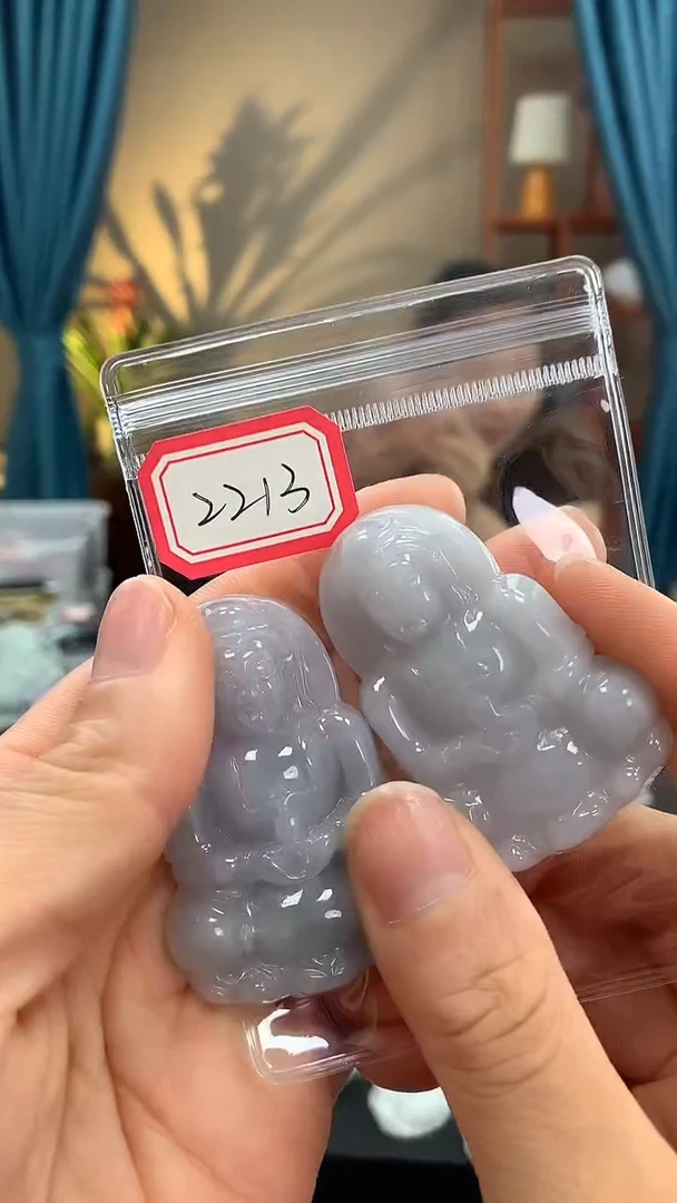 翡翠未镶嵌颈饰观音2213 多样性发一件