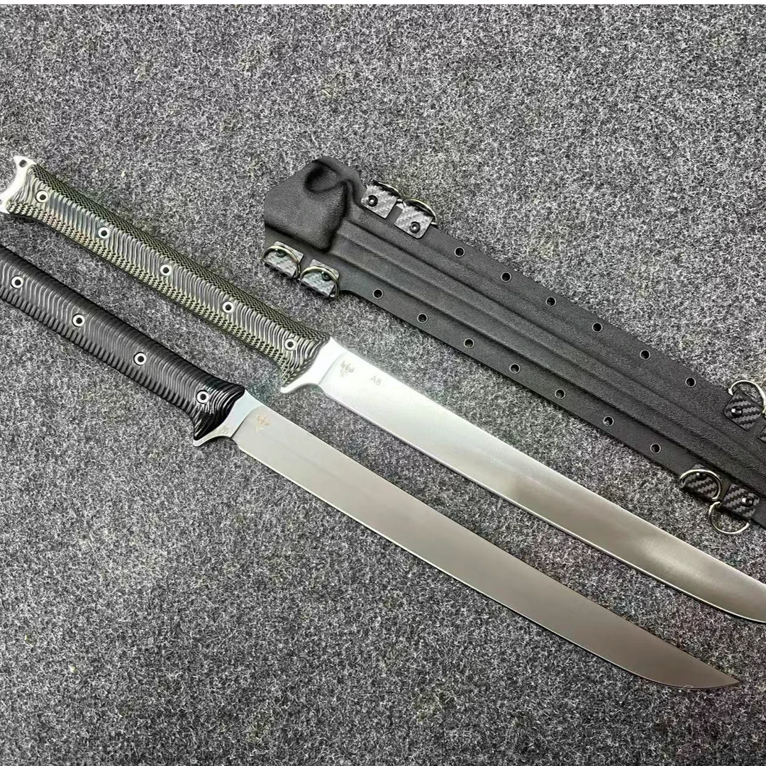 沼泽鼠 天工A8钢材一体龙骨户外战术刀未开刃