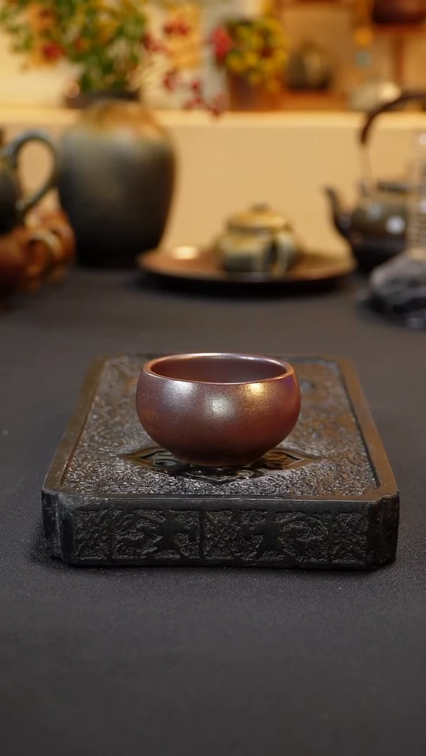 茶壶紫砂纯自然柴烧
