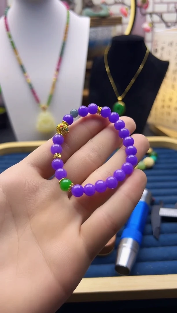 【闪购商品】翡翠耳饰14K金镶嵌S226