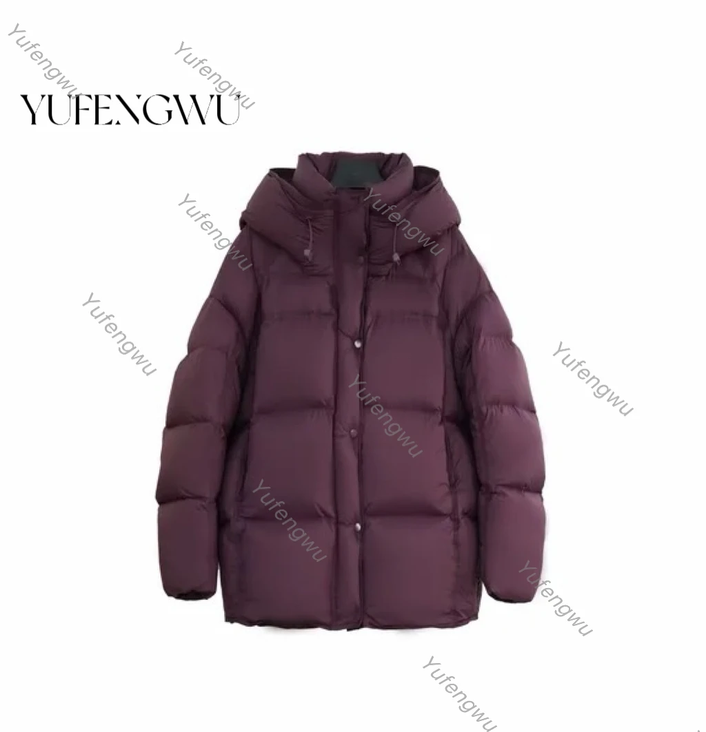 【敏洋纯】2024新款中长款连帽女士轻奢羽绒服188款
