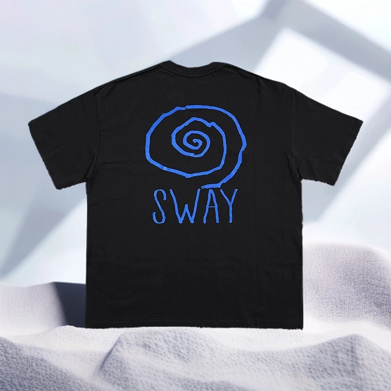 280克！2025新款纯棉不透小众设计感简约百搭学生男女情侣短袖t恤