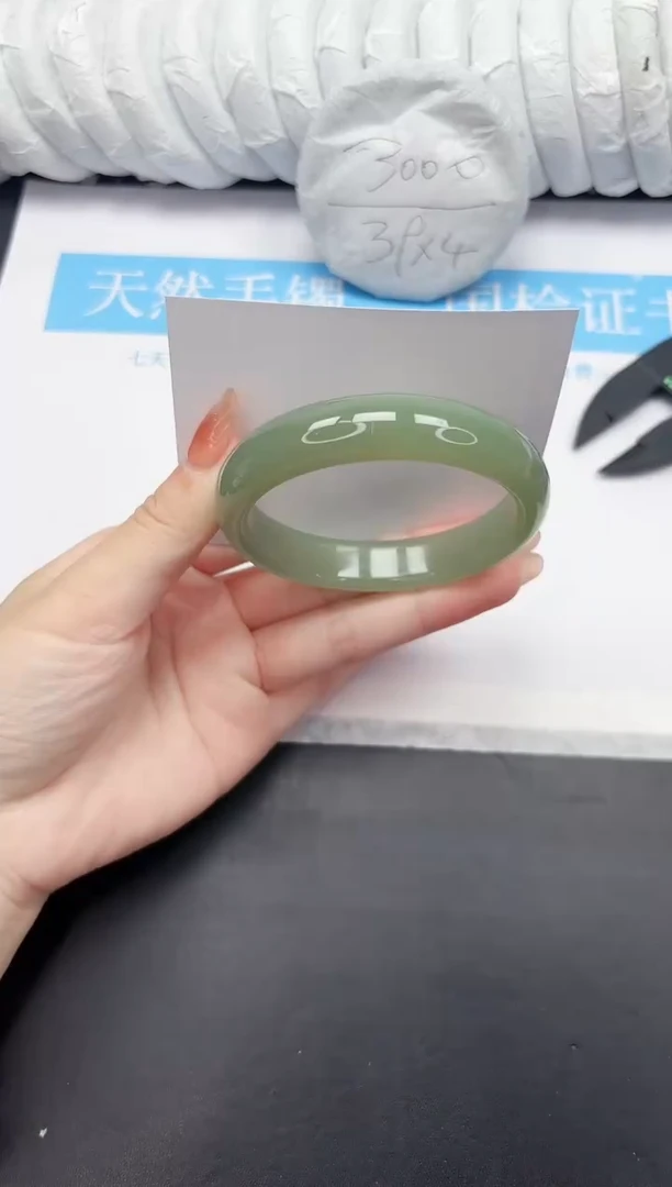 未镶嵌手镯石英质玉23-61.6QHS