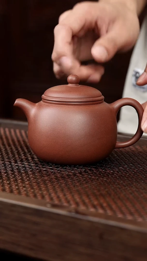 茶壶紫砂底槽清大匏尊【带矿标证书】