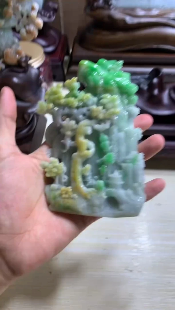 未镶嵌摆件翡翠用****3翡翠摆件