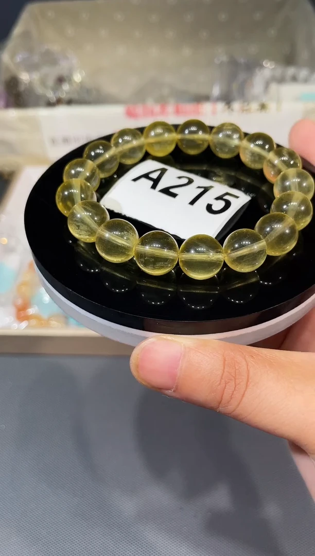 未镶嵌手链萤石A215 黄萤石