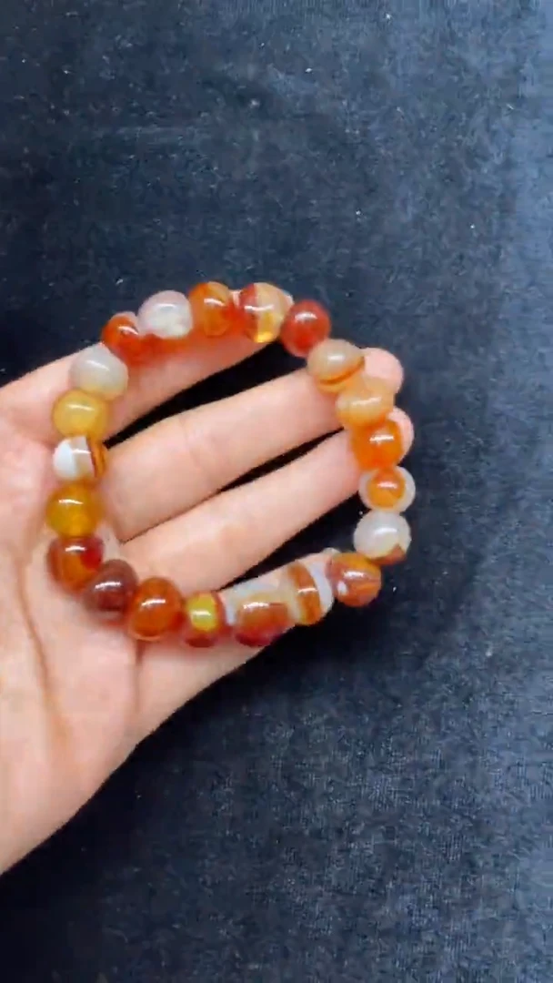 未镶嵌吊坠(不含链)玛瑙/玉髓661随型手串