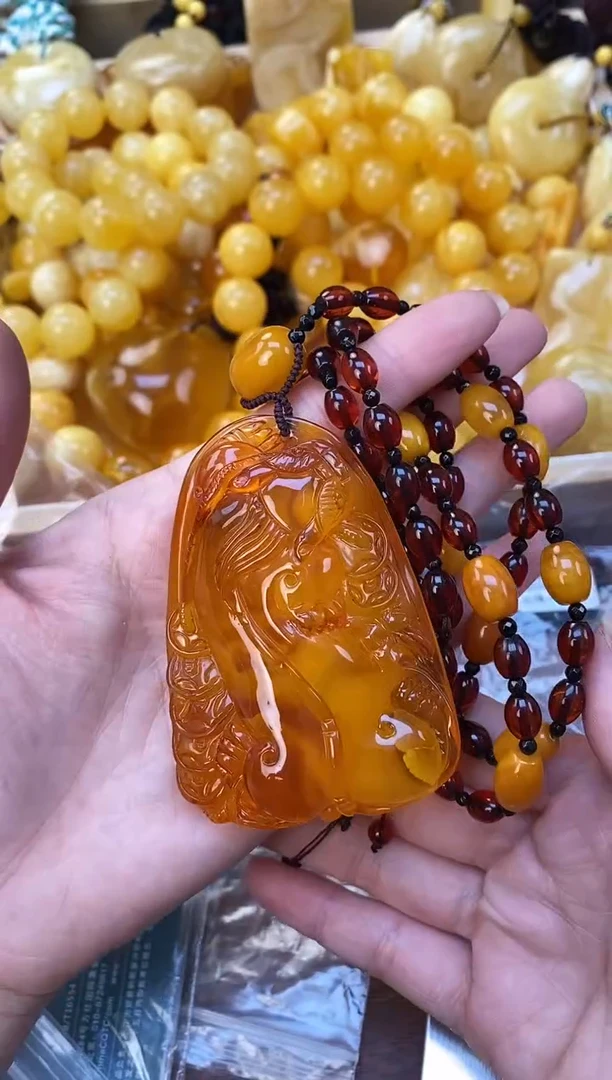 裸石琥珀未镶嵌天然琥珀蜜蜡