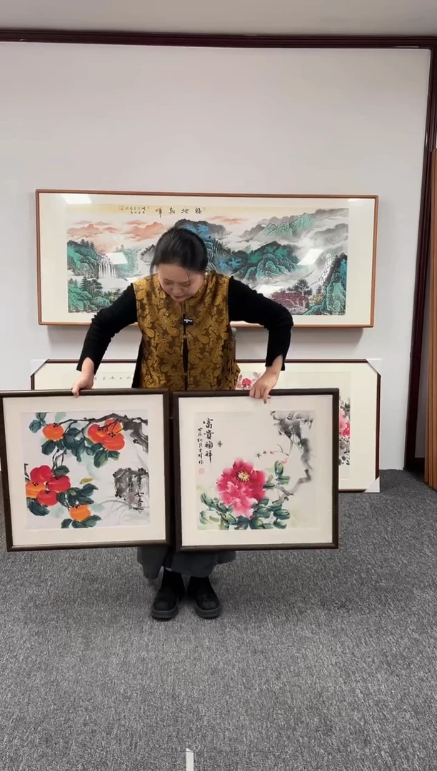 【闪购商品】国画60*60孙吉祥绘画作品