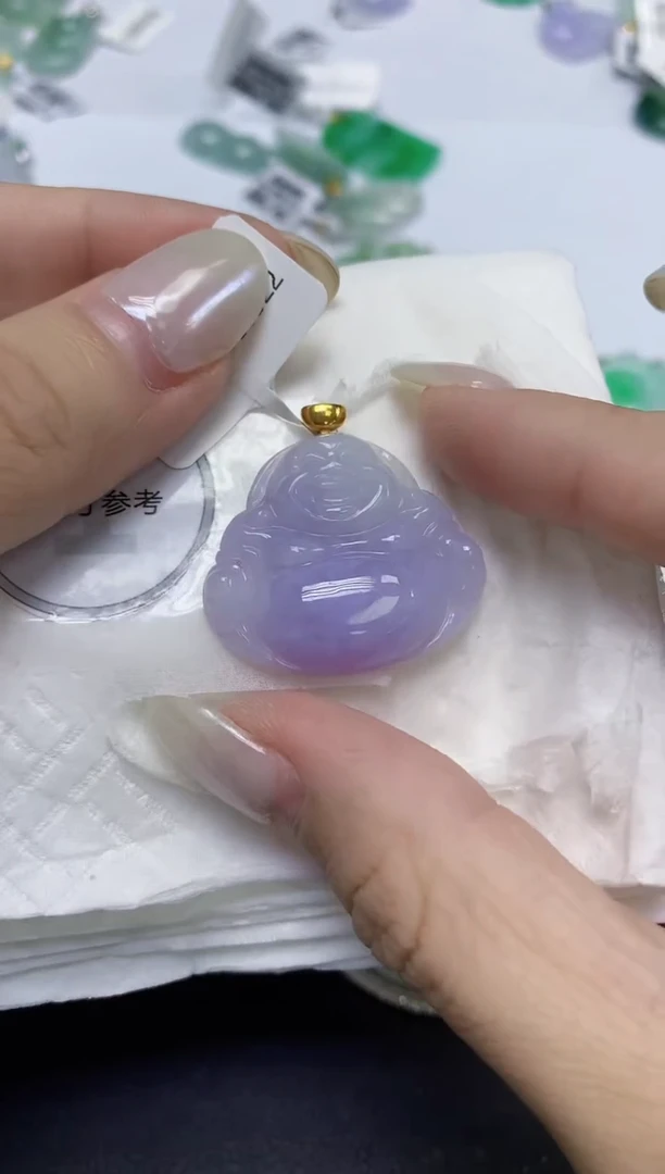 颈饰未镶嵌翡翠天然缅甸翡翠A货多样性发一件