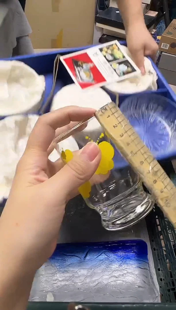 手工艺品玻璃马***狗773