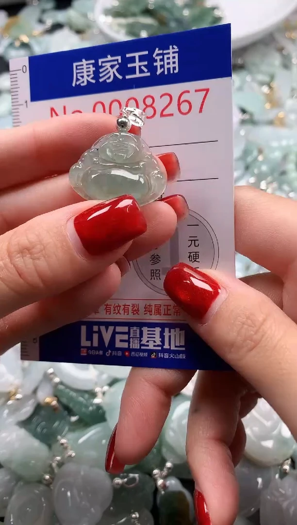 翡翠未镶嵌吊坠(不含链)8267