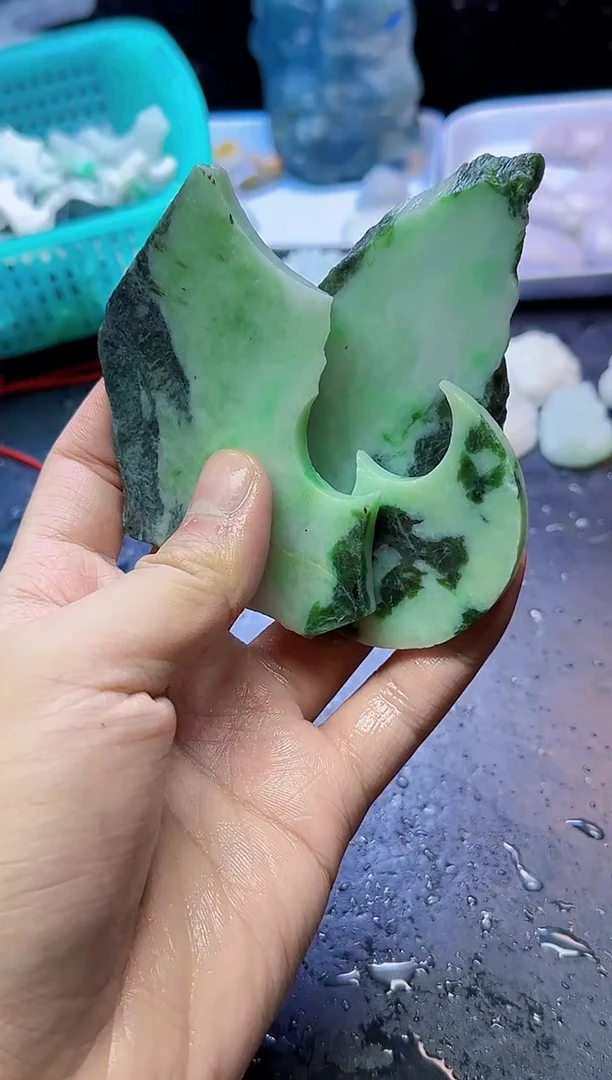颈饰未镶嵌翡翠045天然A货翡翠