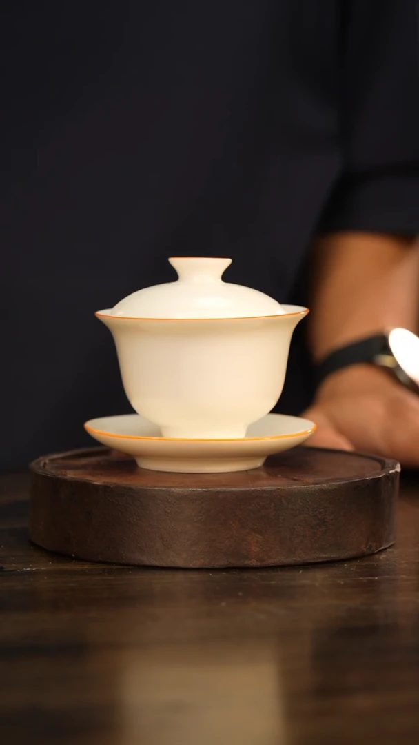 17柴房陶瓷汝瓷系列盖碗