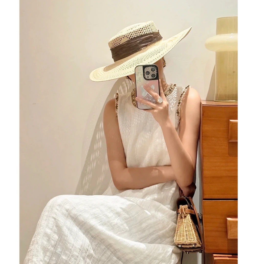 Pada嘻&QS【时尚女郎】小众设计 简约气质连衣裙 486467 Hi Fortune