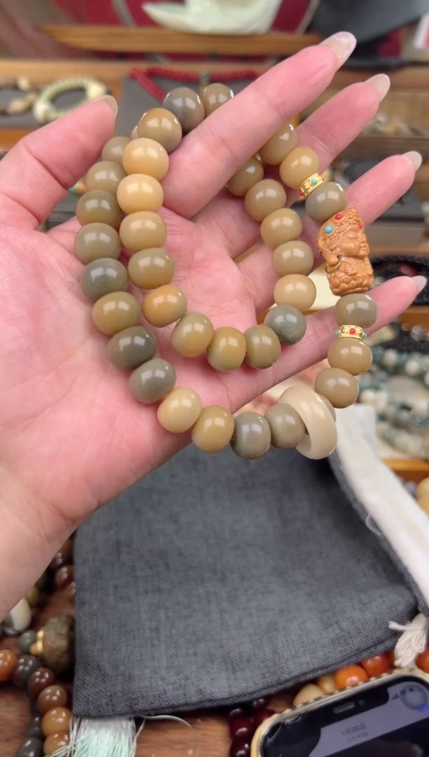 【闪购商品】菩提根/象牙果手串青芒度母双圈