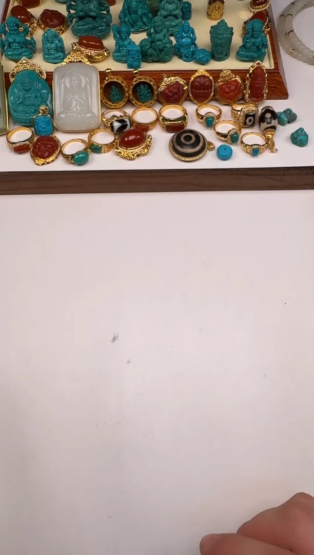 未镶嵌绿松石挂件安*配饰