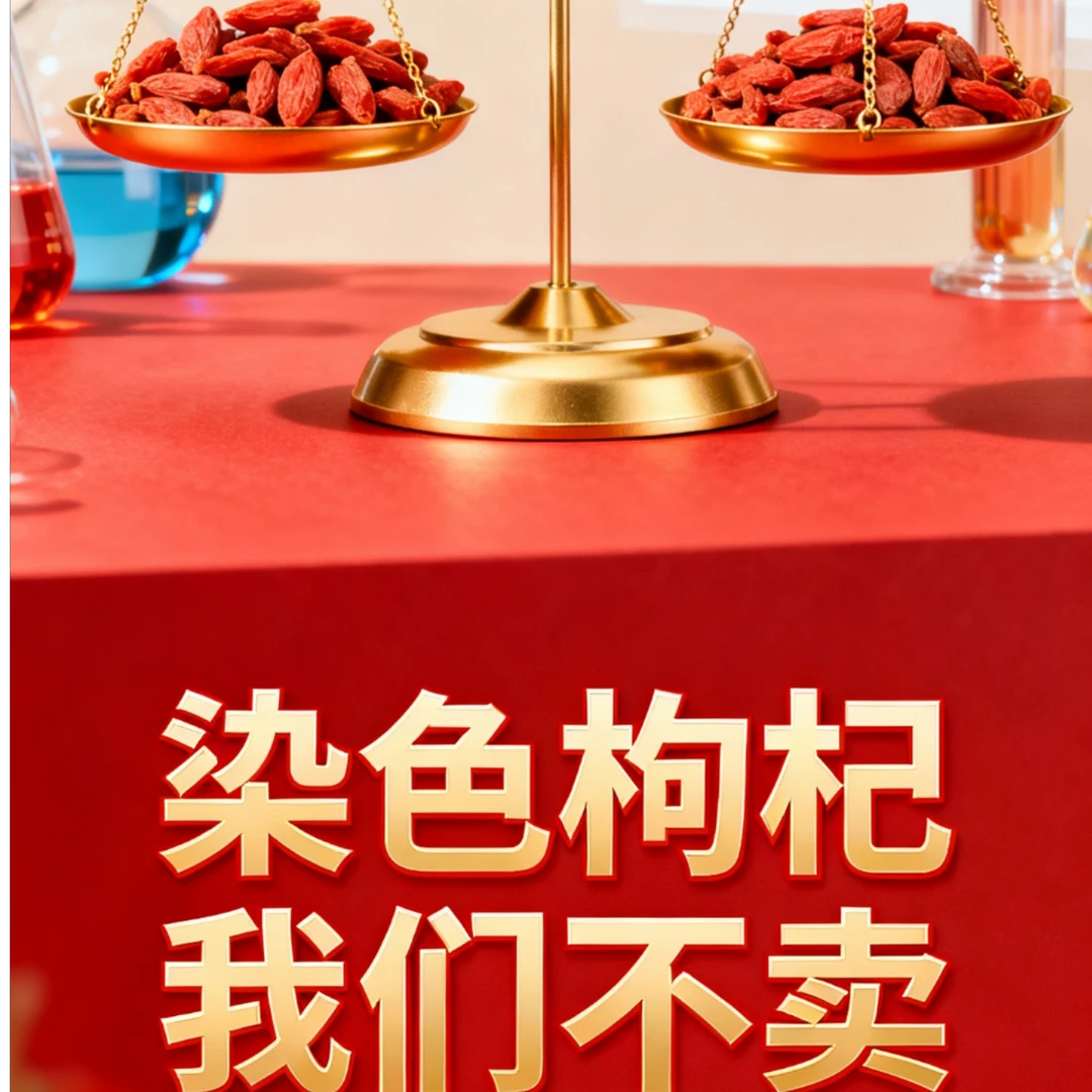 正宗宁夏中宁枸杞无硫熏无染色产地直发红枸杞特级泡酒泡水无熏硫