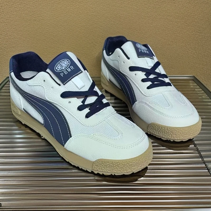 运动休闲鞋透气板鞋韩版休闲板鞋复古牛筋底机能潮鞋