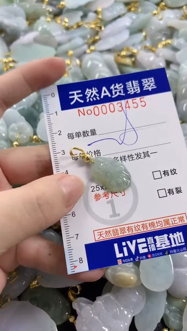 颈饰未镶嵌翡翠天然A货翡翠