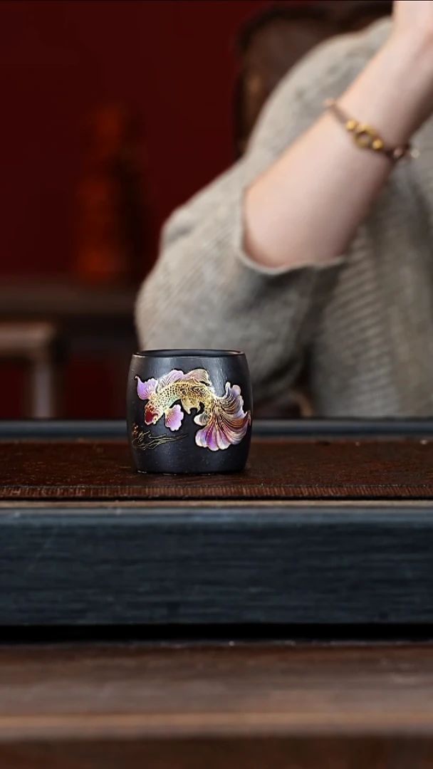 宜兴紫砂团团紫砂精选主人杯