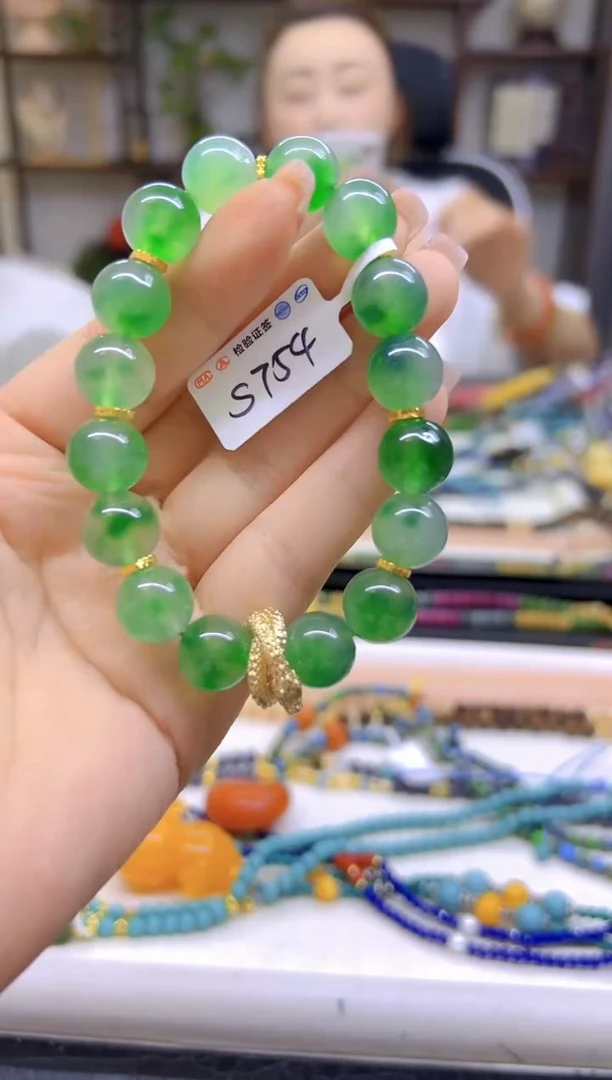 未镶嵌手链翡翠DIY款S754