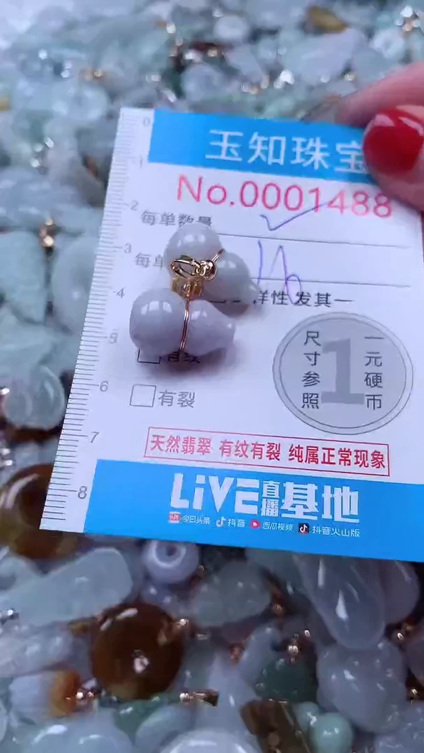 吊坠(不含链)未镶嵌翡翠1488