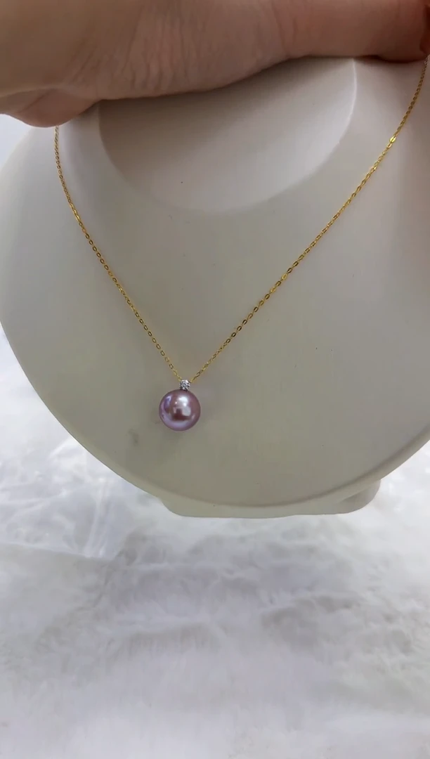 18K金镶嵌淡水珍珠DA 珍珠 a271