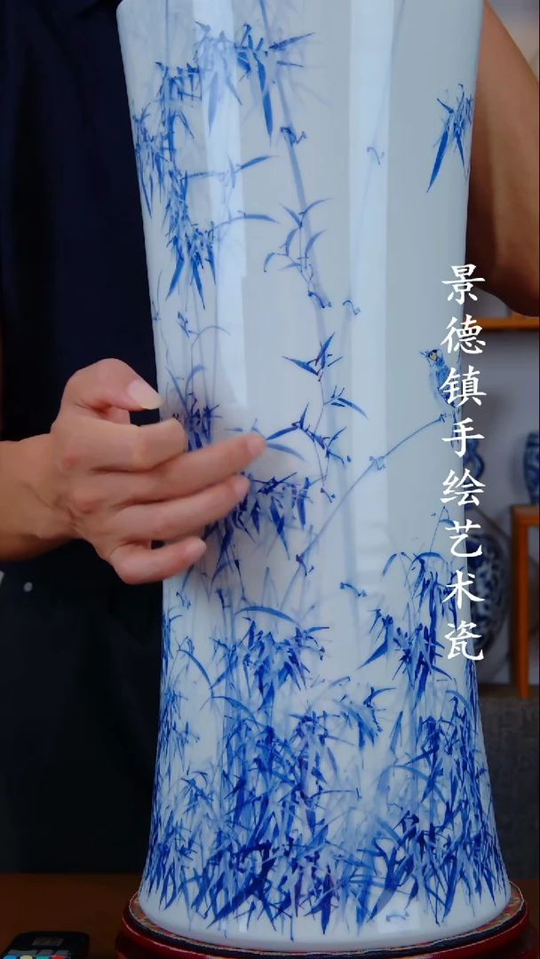 摆件景德镇手工手绘陶瓷摆件50