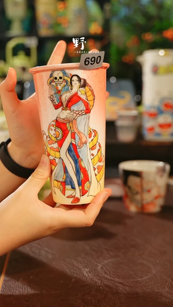 景德镇高温釉下彩手工手绘陶瓷690