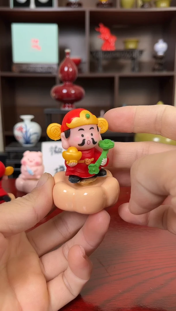 摆件瓷12.14早微瑕小花瓶摆件